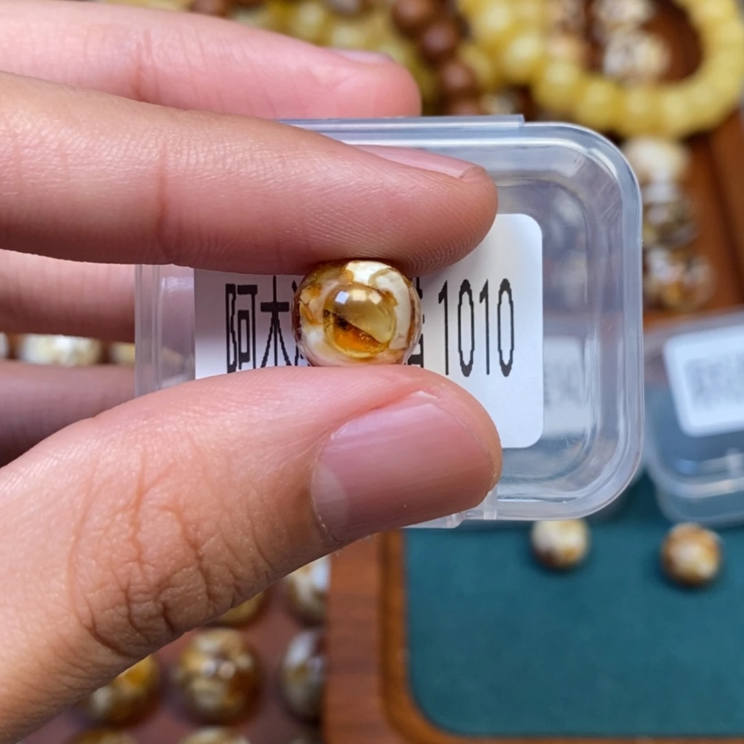 猴头核桃把件沁色圆珠老型1010