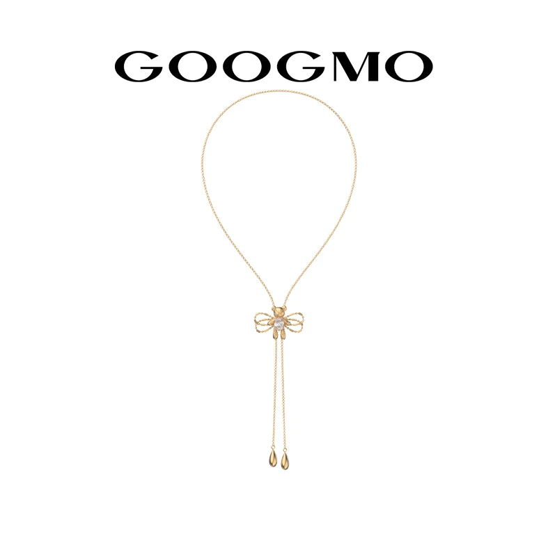 铜合金合成锆石项链 派对系列小众设计师项链