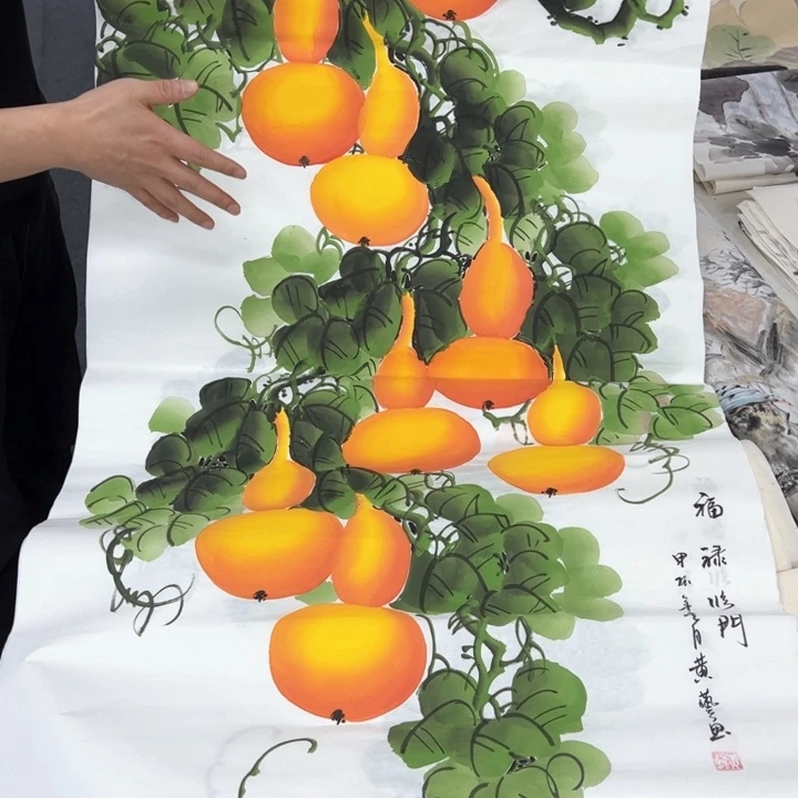 国画纯手绘作品欣赏图