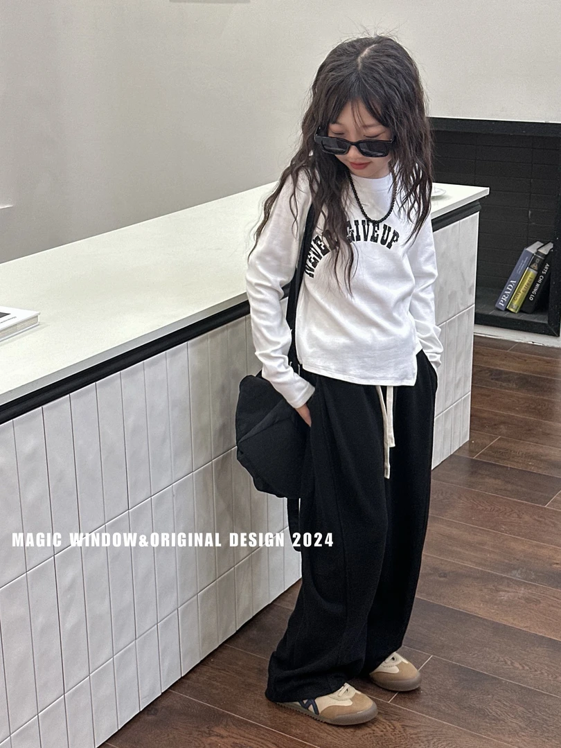 儿童休闲时尚看板62077休闲裤女童女童女童