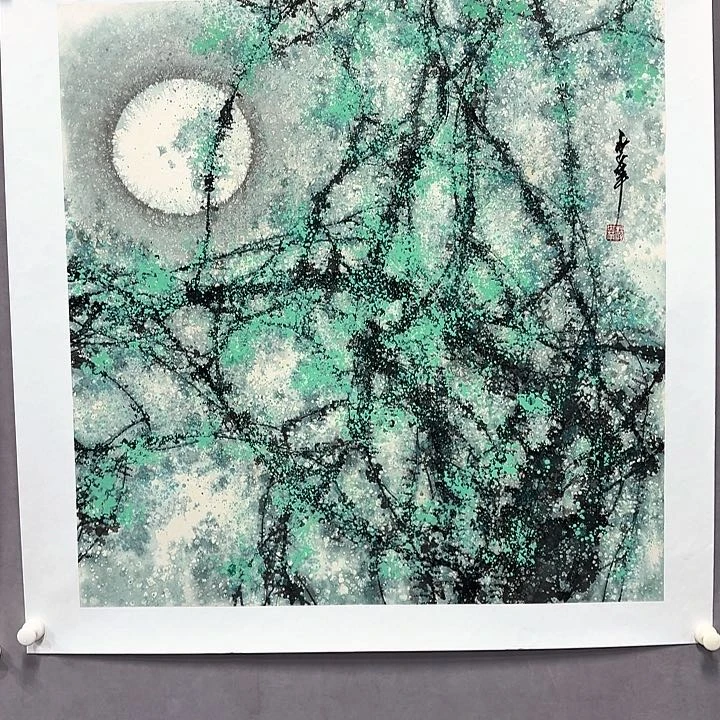 国画亲笔手绘放心去藏