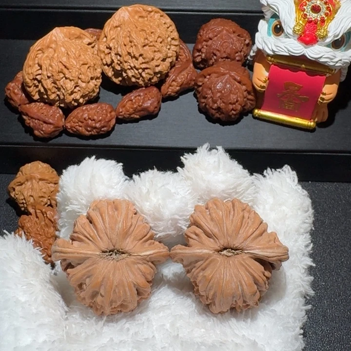 文玩核桃吊坠四座楼