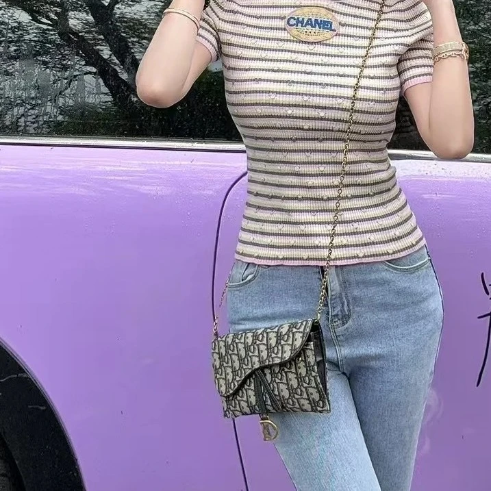 95新 DIOR/迪奥 95新dior马鞍二合一woc斜挎包87116954