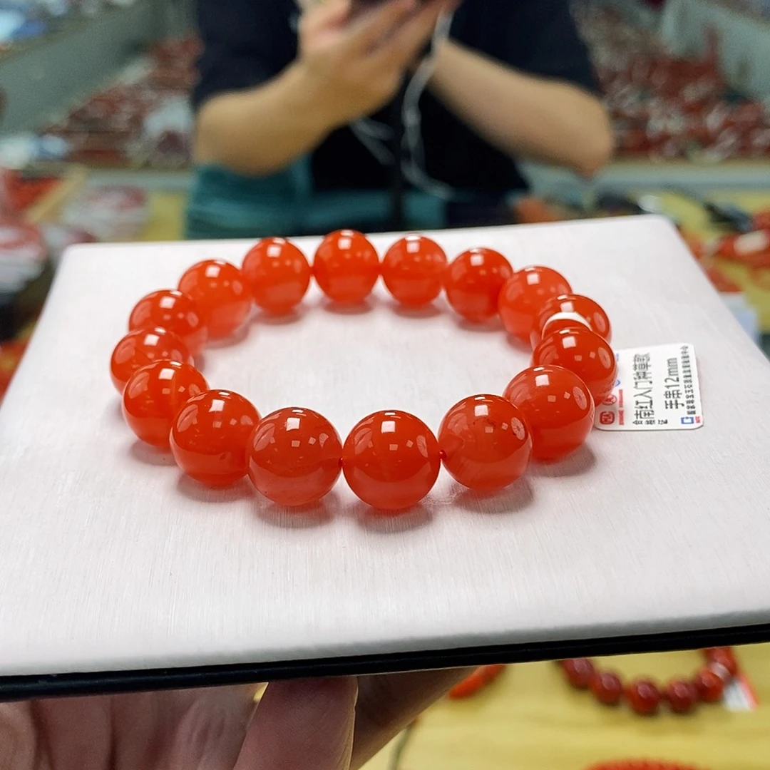 南红玛瑙12.5mm（多样性发一）未镶嵌