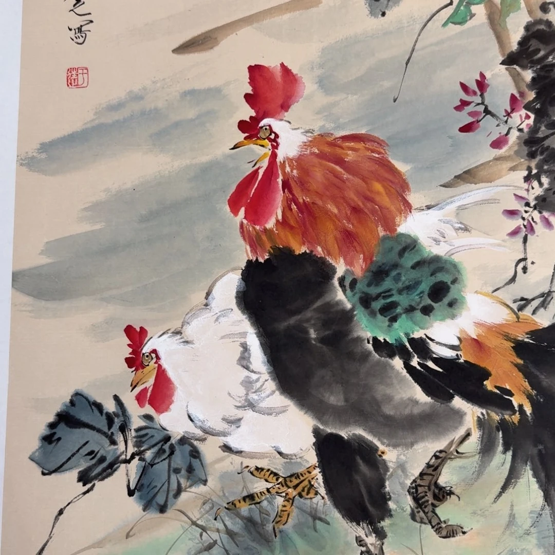 国画国画作品山水花鸟纯手绘