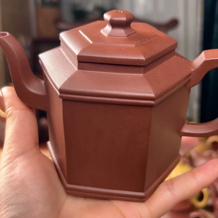 紫砂茶壶方**道紫泥高宫灯