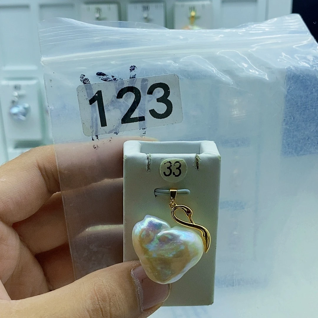 颈饰合金淡水珍珠