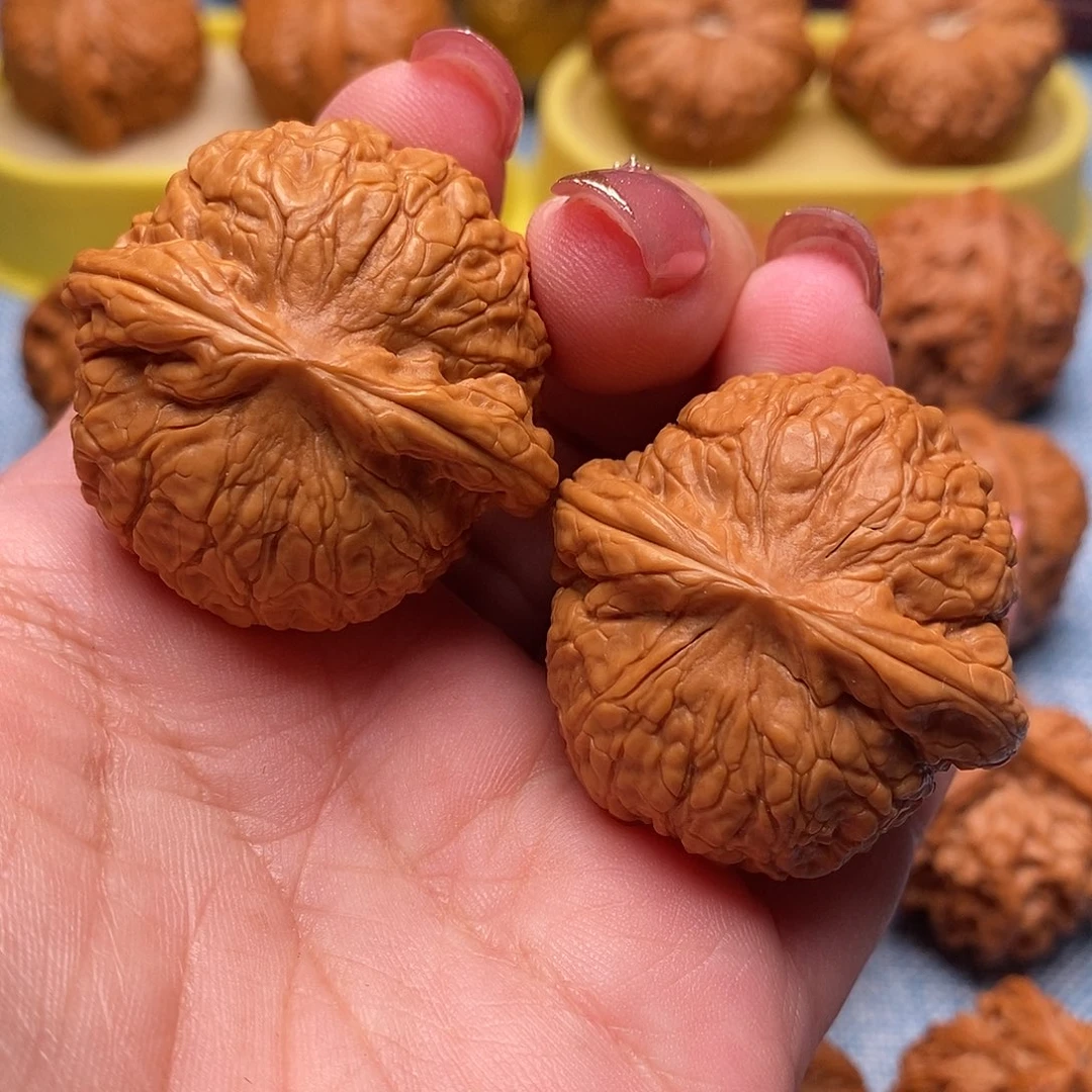 把件文玩核桃毕业肉球乾隆磨39.5尺全品