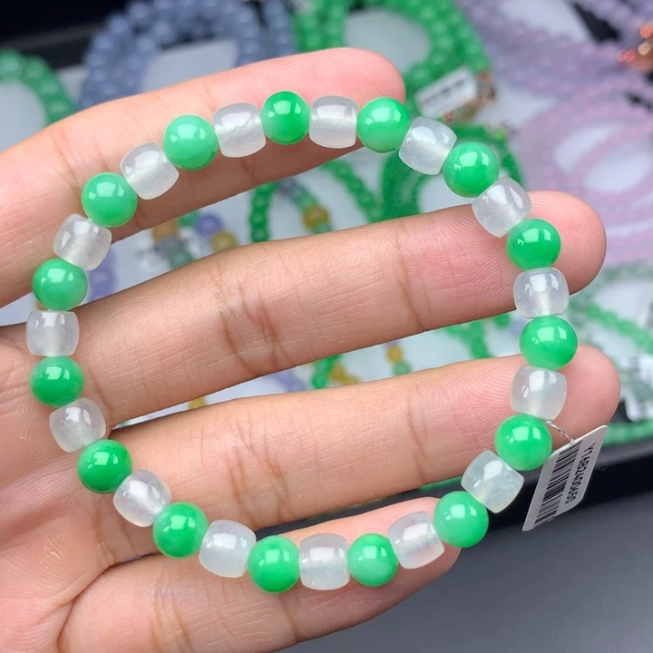 翡翠未镶嵌毛衣链