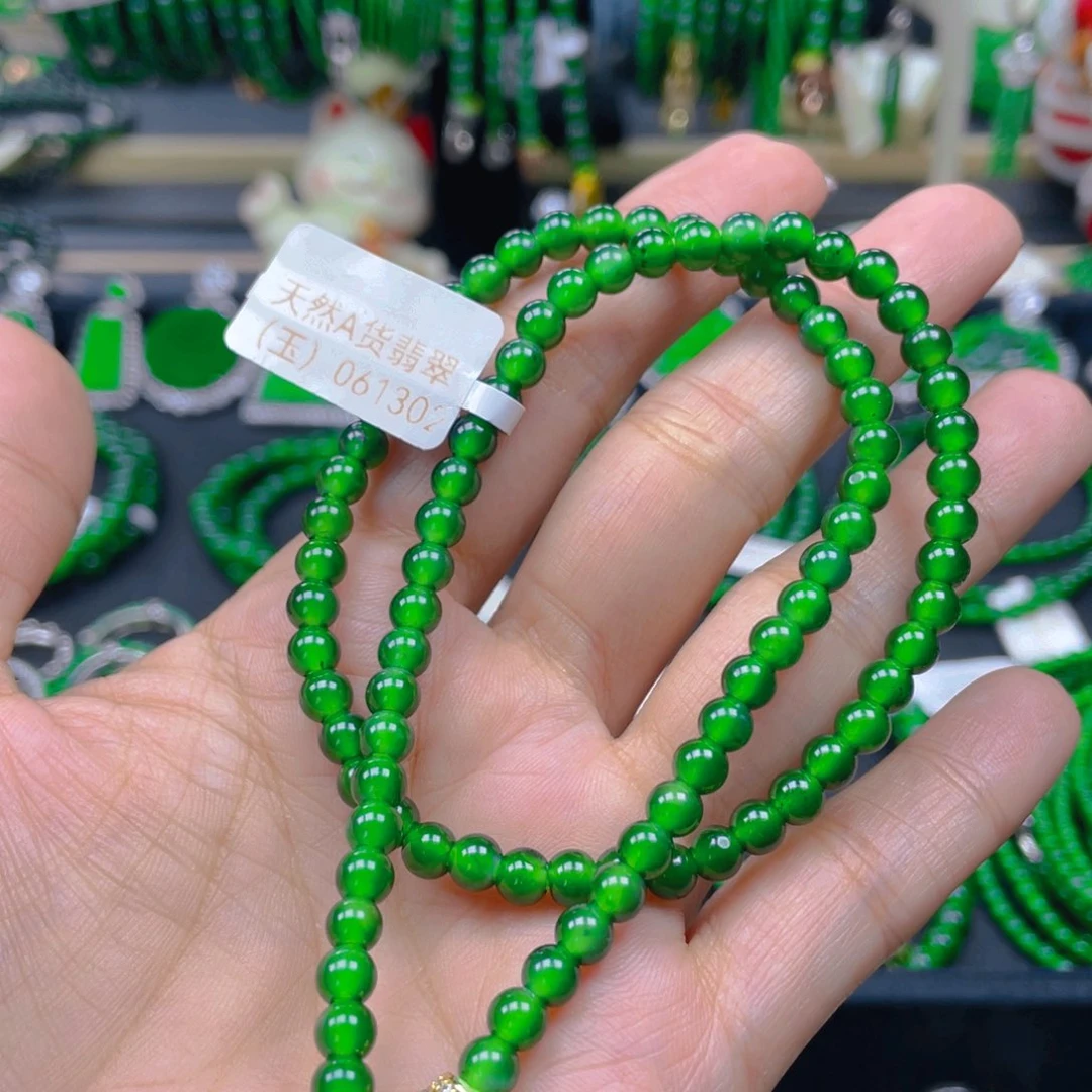 颈饰未镶嵌翡翠锁骨链5