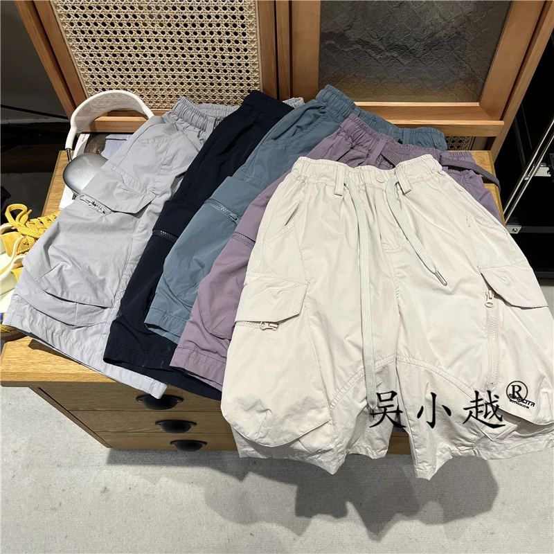 吴小越w1363男童休闲工装短裤男孩新款儿童中大童薄款中裤五分裤