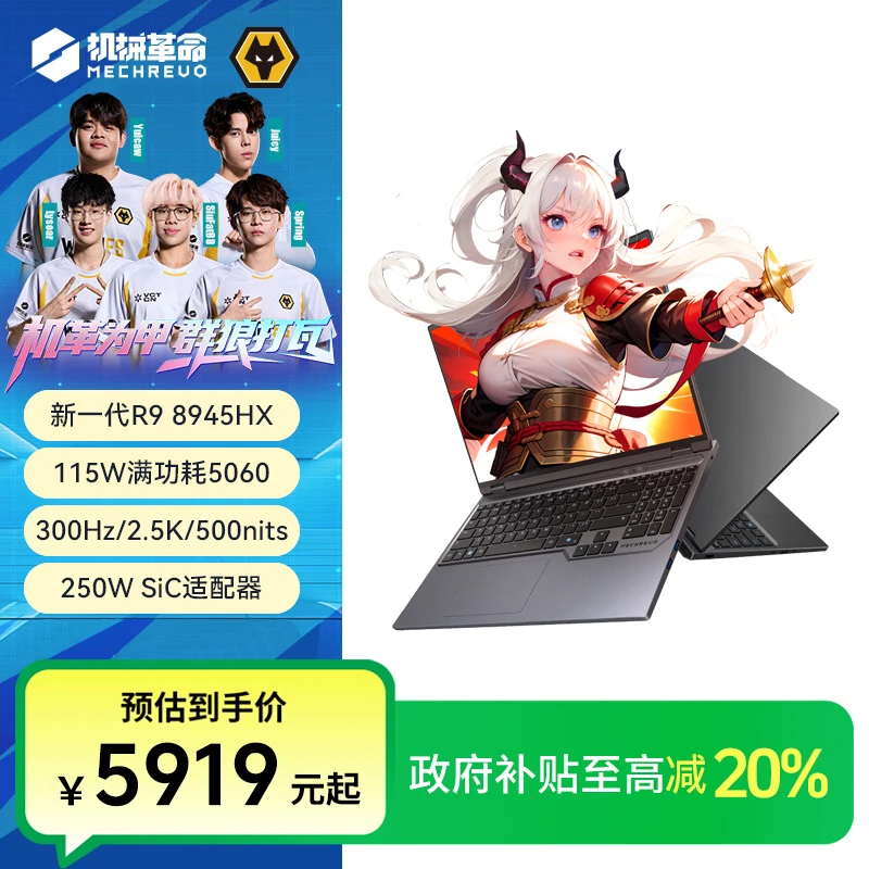 【地方补贴】蛟龙16pro R9-8945HX RTX5060高性能游戏笔记本电脑