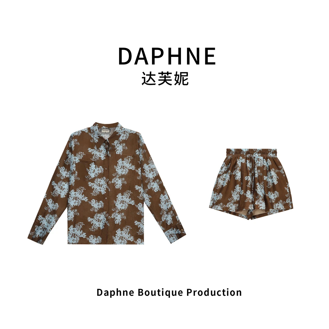 Daphne/达芙妮H高奢系列设计师款夏季时尚套装25HG0466