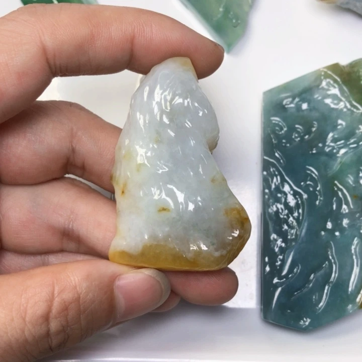颈饰未镶嵌翡翠缅甸天然翡翠吊坠牌子珠子平安扣