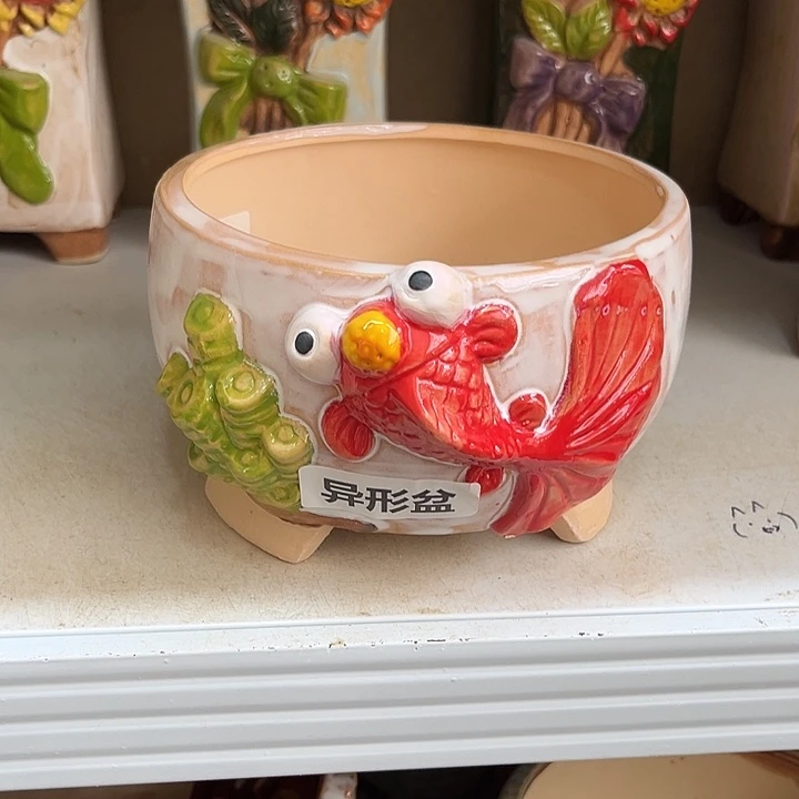 花盆紫砂粗陶材质多肉花盆