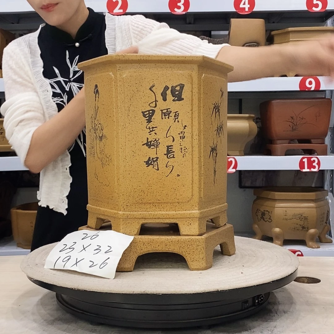 紫砂花盆紫砂花盆