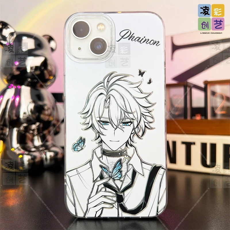 凌彩创艺手机壳适用苹果小米vivo华为oppo崩铁同人蝴蝶系列冰川壳