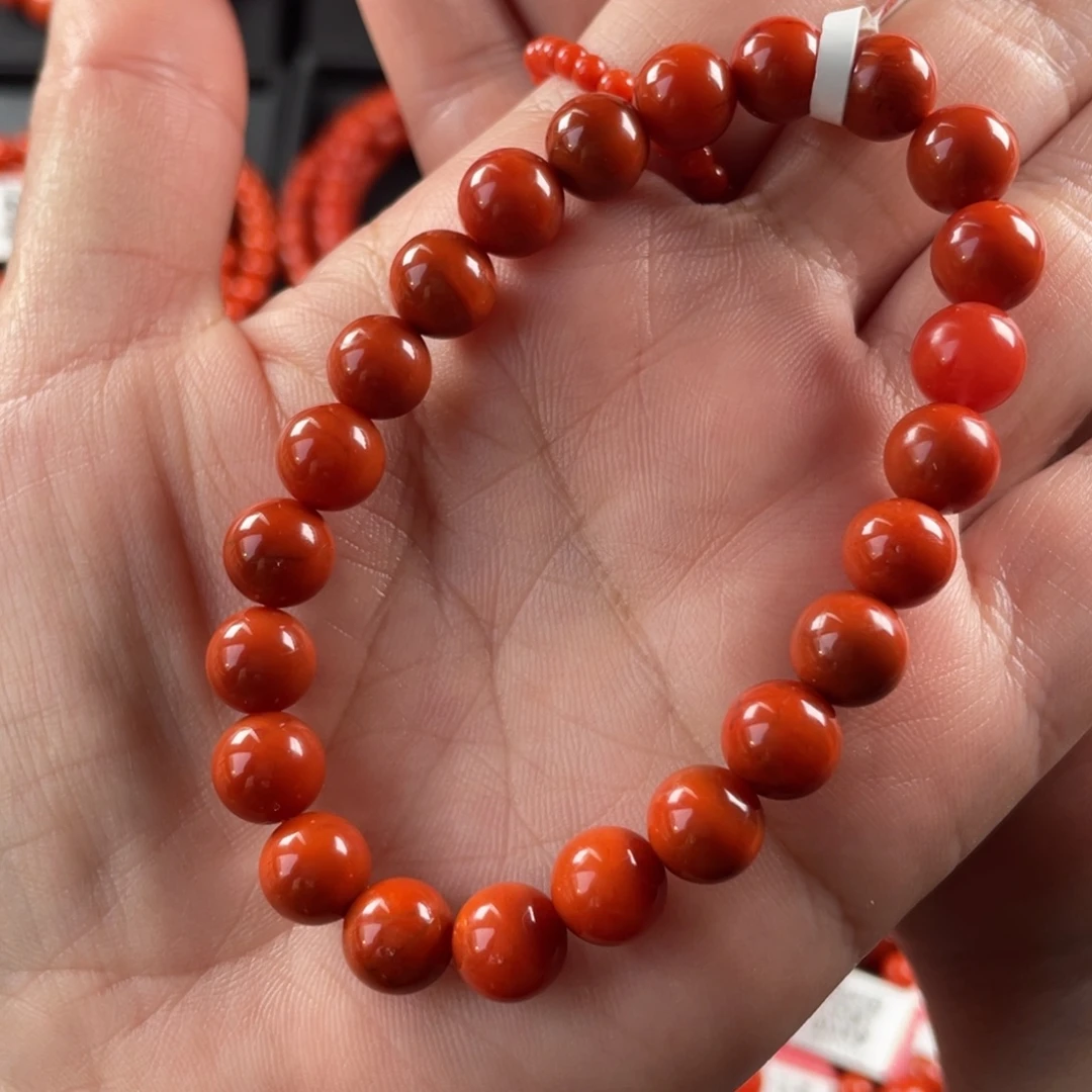 南红玛瑙未镶嵌手链妞8