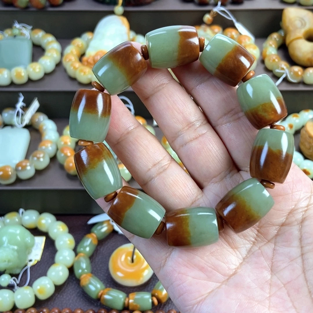 透闪石质玉未镶嵌手串