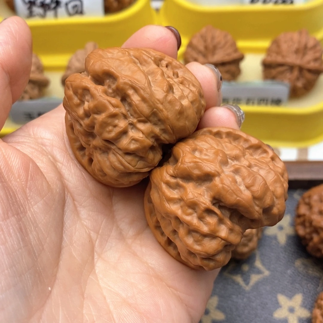 把件文玩核桃边42肚45蛤蟆头