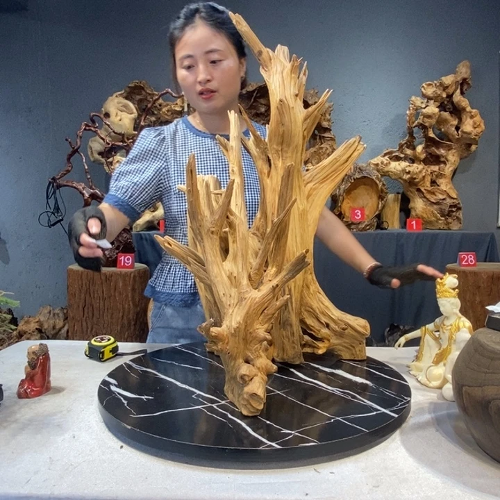 冷***王木草木堂根艺摆件356