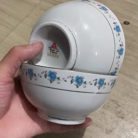 摆件景德镇陶瓷5英寸2个完美主义者慎拍