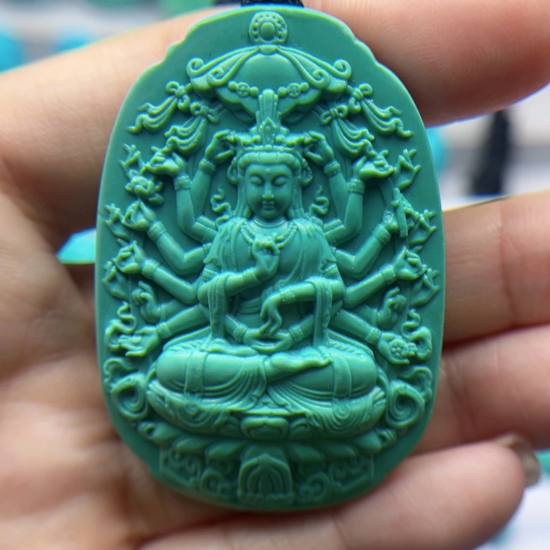 绿松石雕刻未镶嵌