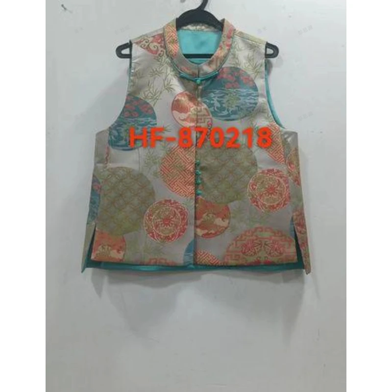 【SHANGLIU】新中式国风定制高级时尚百搭马甲新款HF-870218（825）