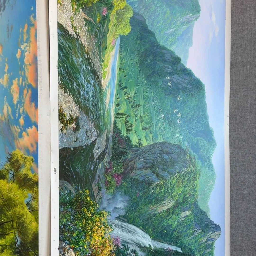 油画玩得好开心哦我也