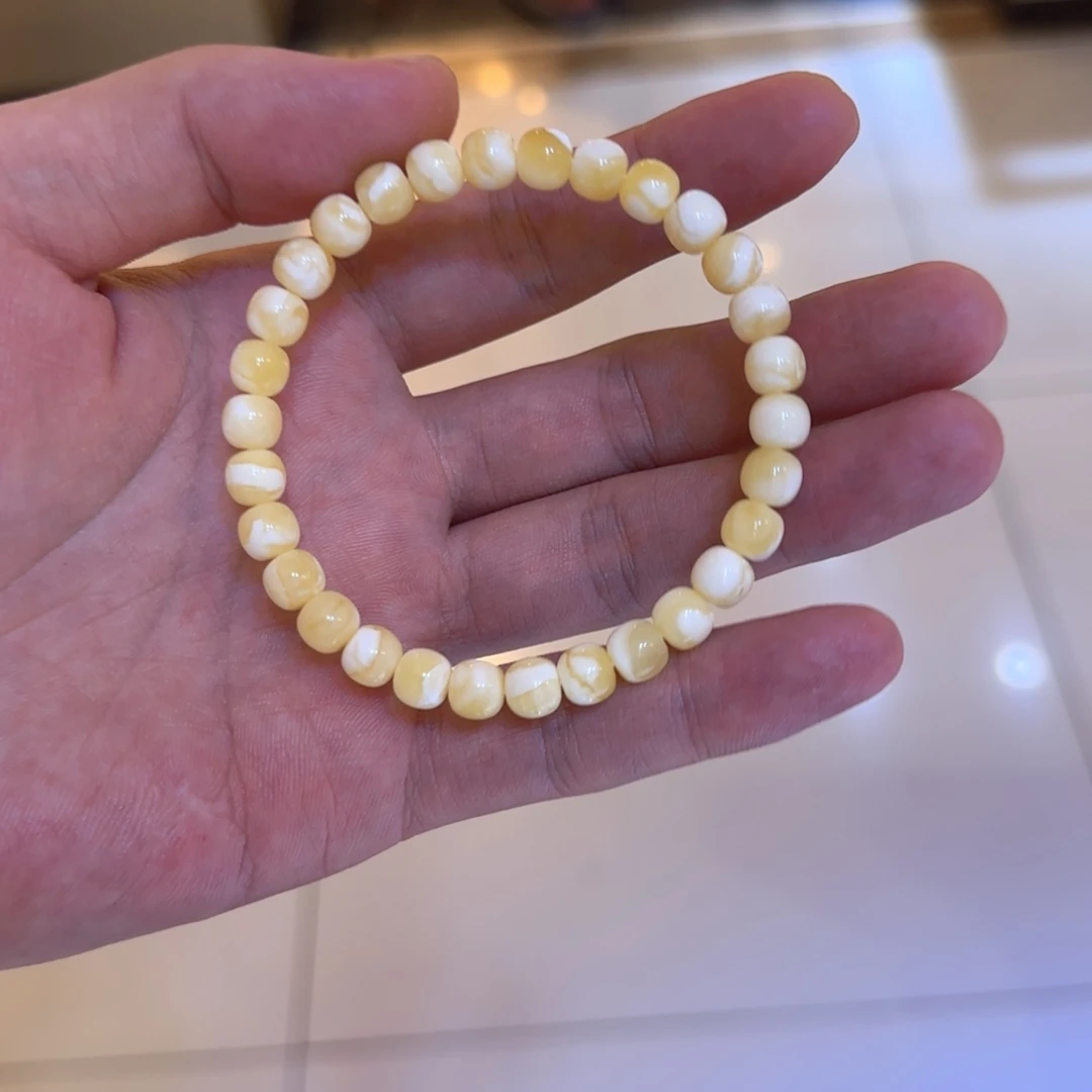 手链琥珀未镶嵌蜜蜡