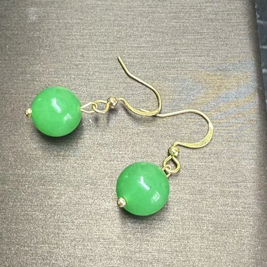 翡翠耳钩气质时尚