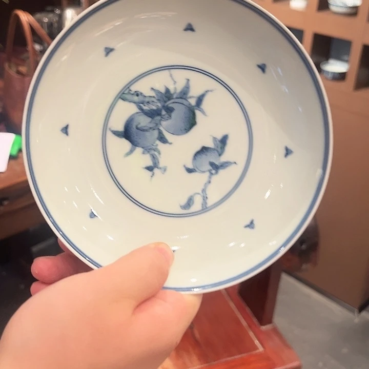 瓷片桃子壶称自己在网上
