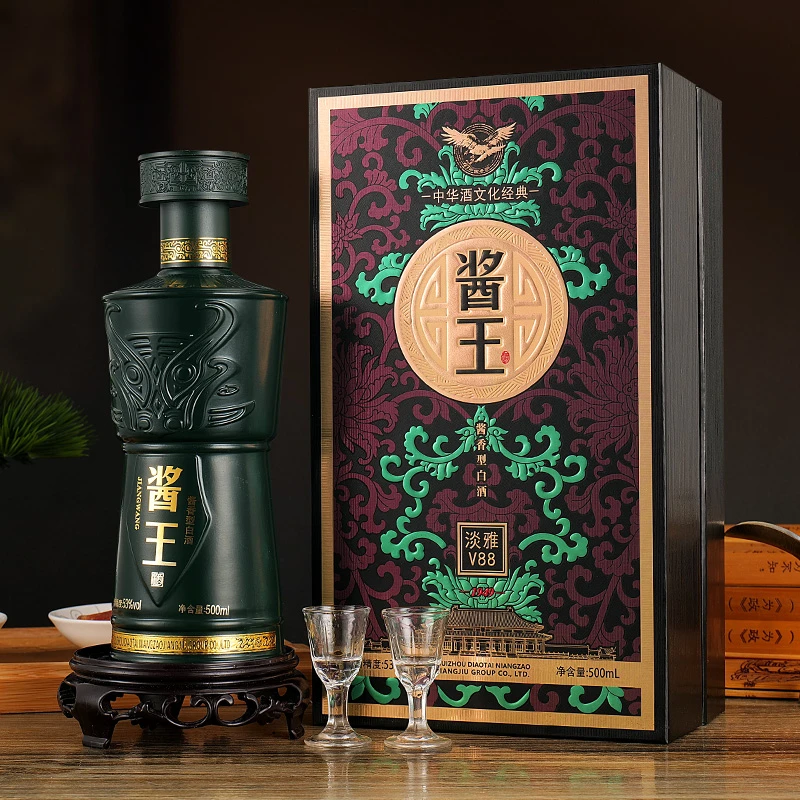 一河一村酱王书本礼盒53度酱香型53度500毫升*6瓶