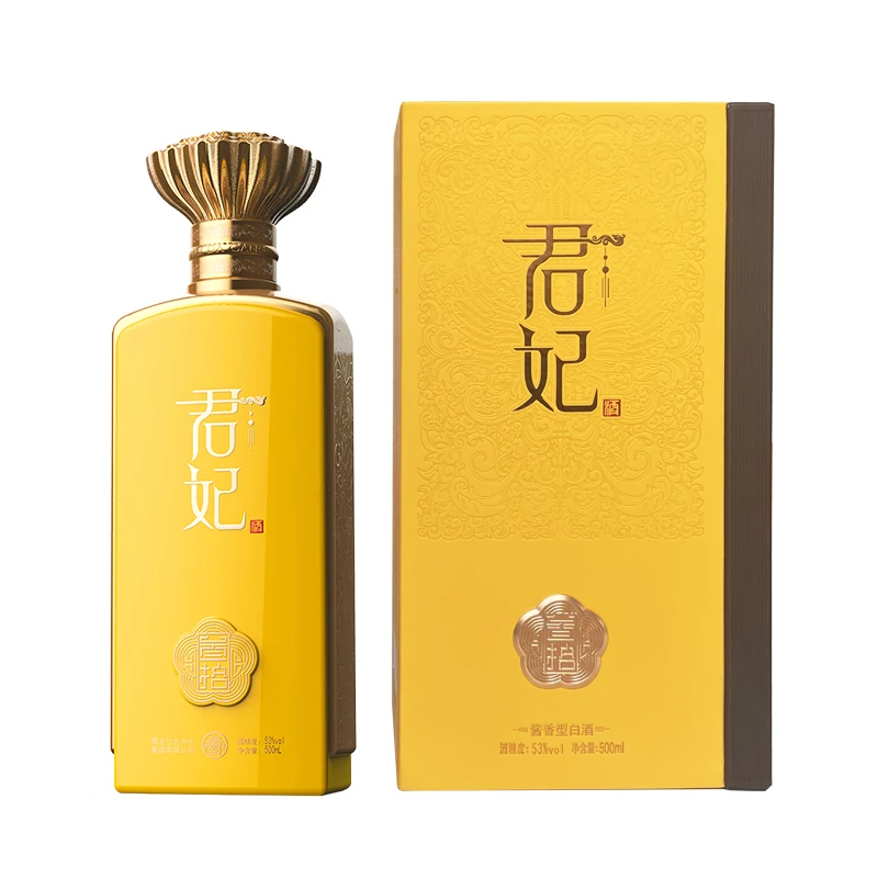 北大仓53度君妃叁拾酱香型白酒500ml单瓶装四大美人随机53度500ml