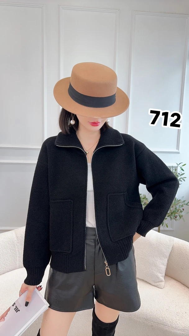 712慵懒风针织开衫上衣女宽松显瘦软糯毛衣针织外套