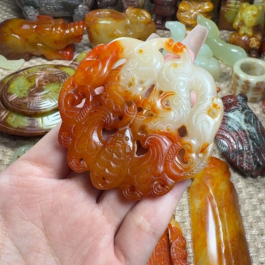 白玉菩提吊坠挂件