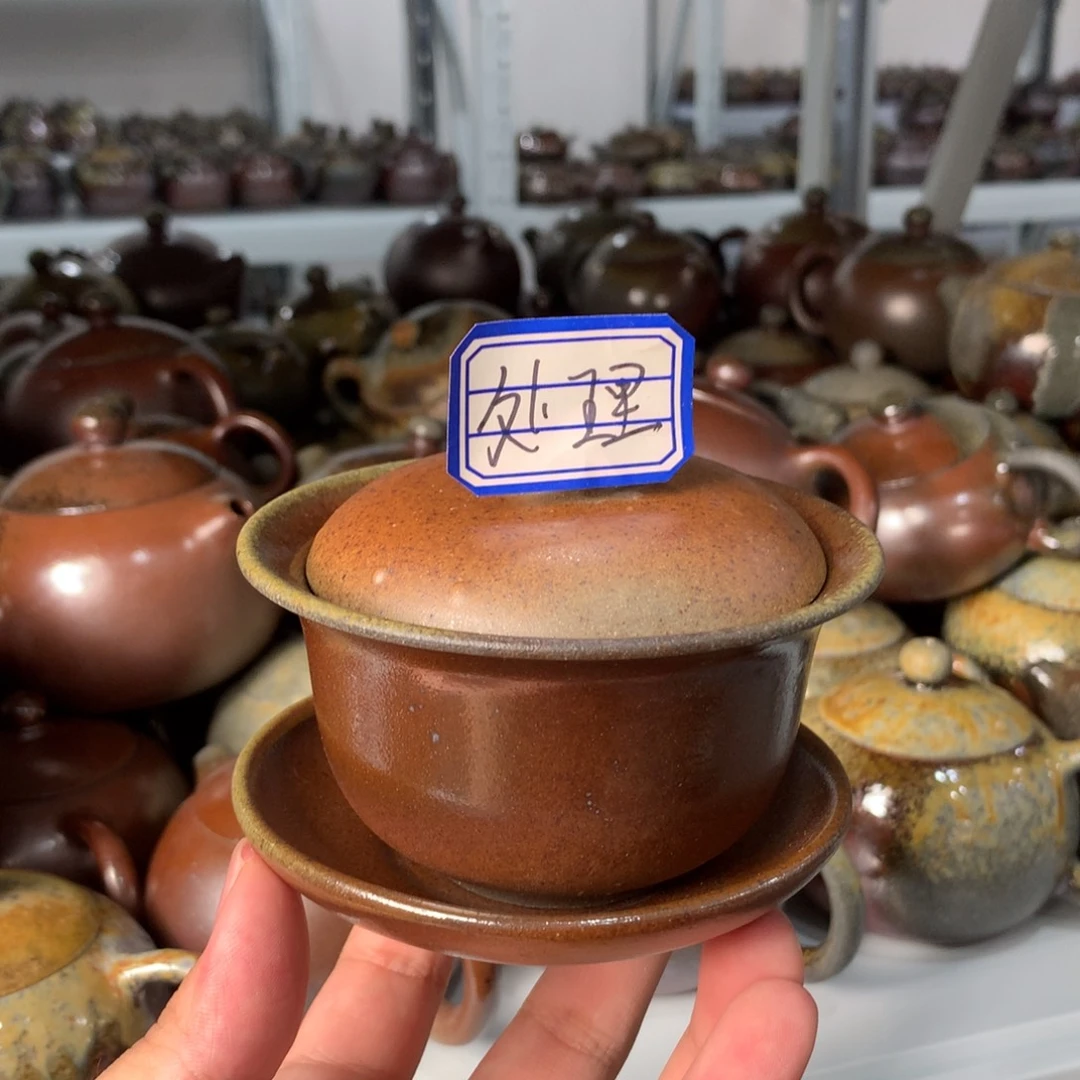 紫砂茶壶纯自然柴烧