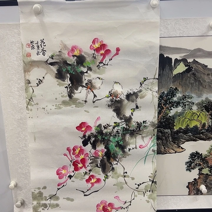 见***齊国画花鸟画作品欣赏作品