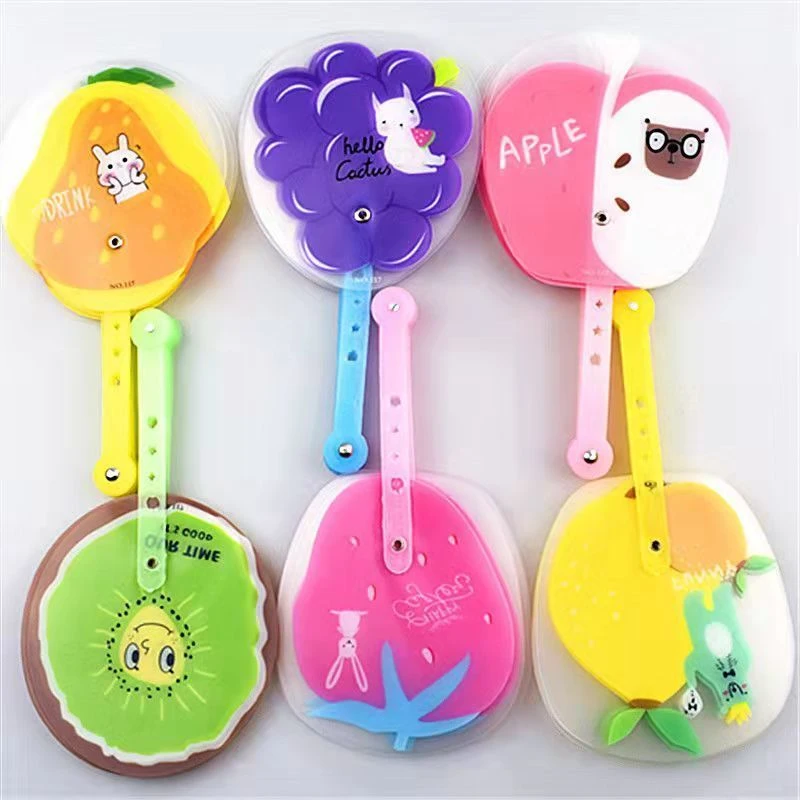 创意水果折叠扇子幼儿园礼品小学生奖品儿童节礼物跳蚤市场小商品