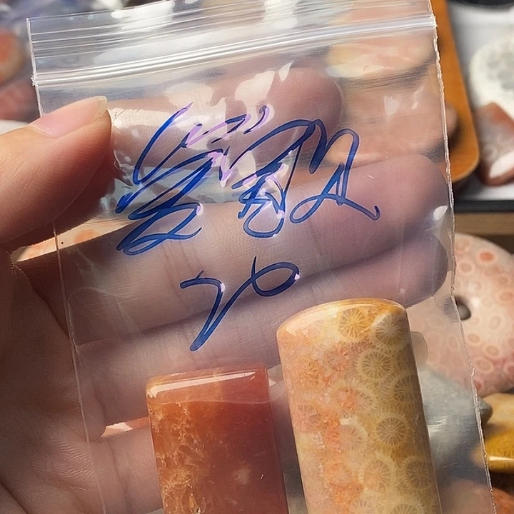 爱***贝硅化珊瑚未镶嵌颈饰