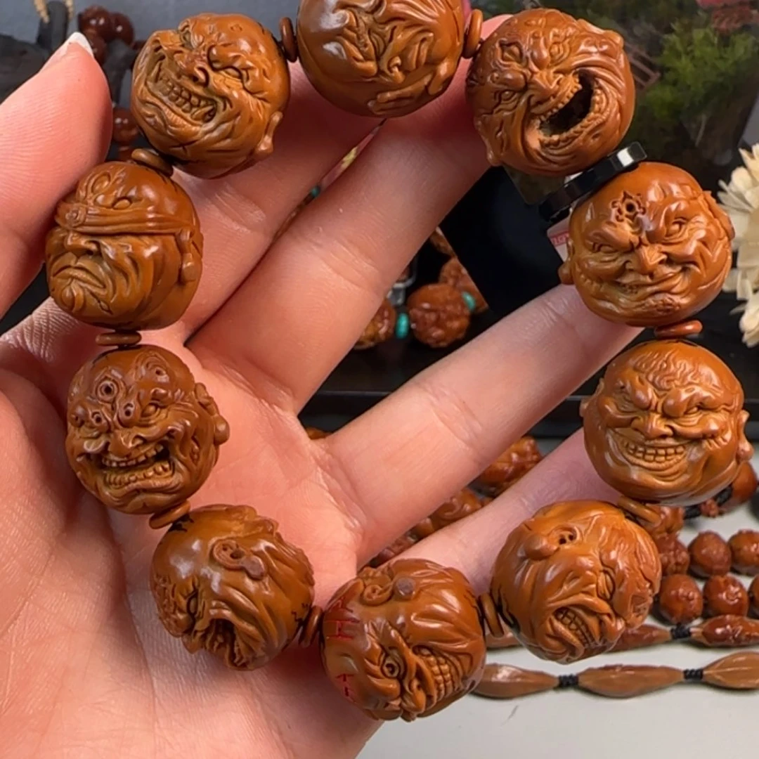 橄榄核手串/手链贞元 22佛爷恶僧