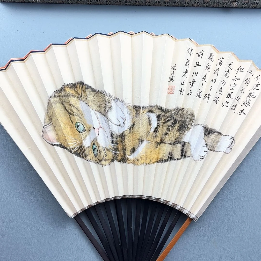 花***姐扇子95寸16方2.0扇面