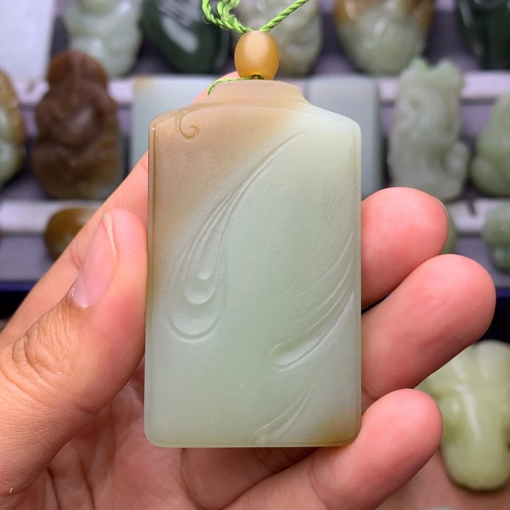 未镶嵌和田玉挂件K