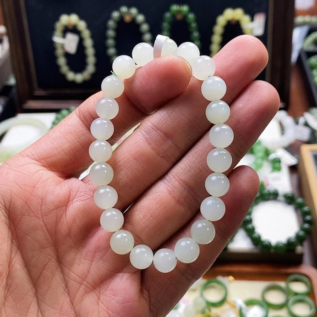 手串未镶嵌和田玉晴水8