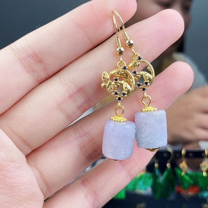 翡翠耳饰未镶嵌饰品