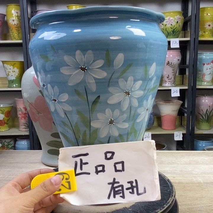 景德镇高温陶瓷花盆