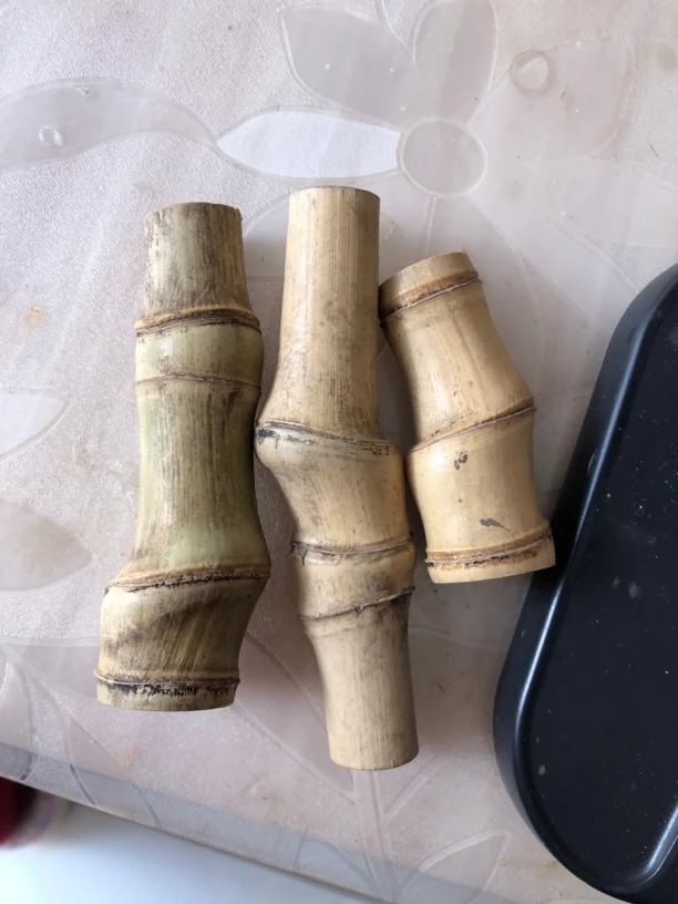 实心玉竹三宝毛料一物一拍