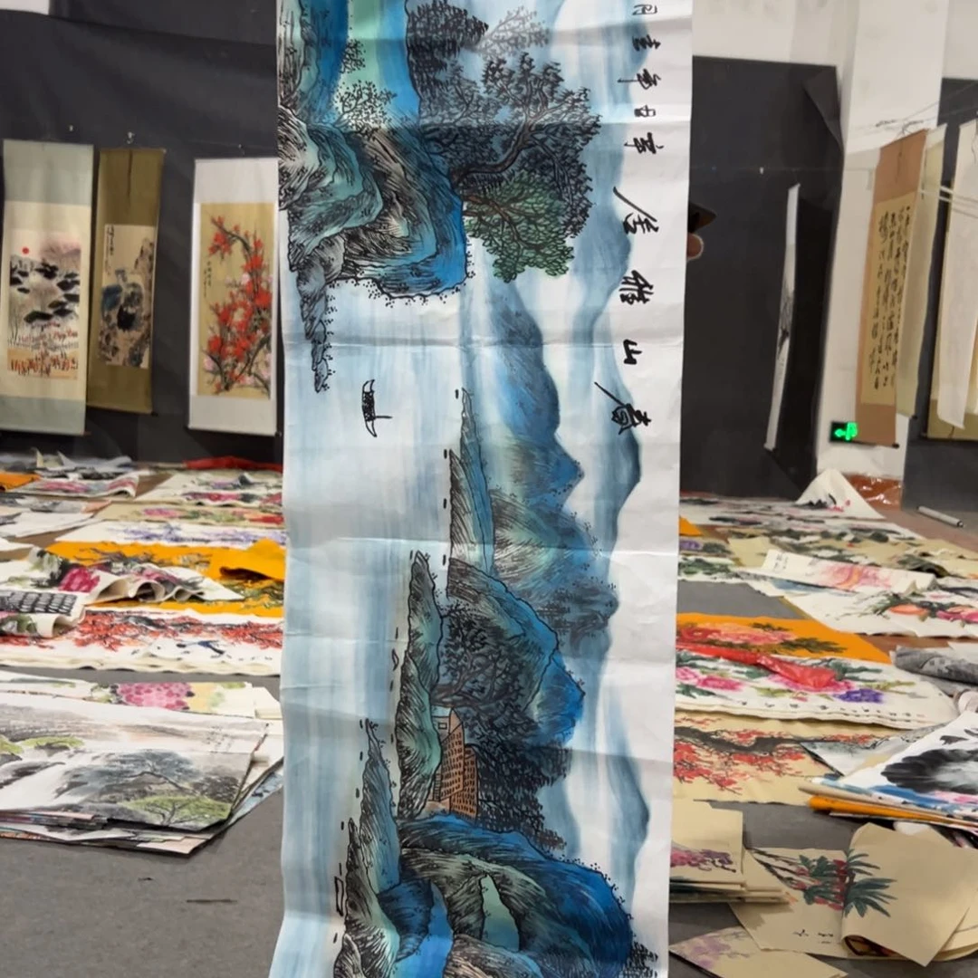 国画国画作品画心一张