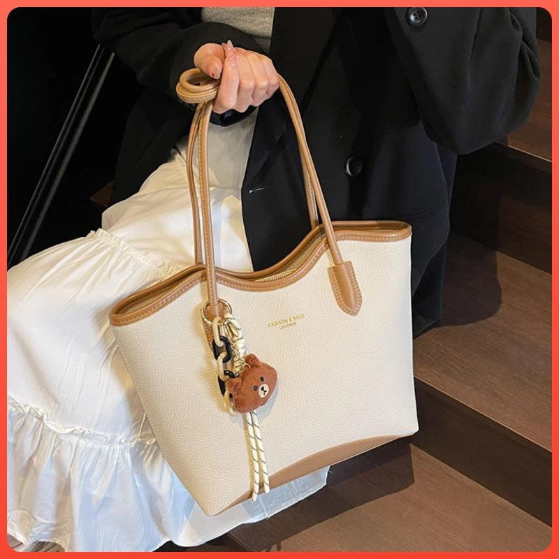 托特包洋气上班通勤包新款单肩包春夏季大容量女休闲2025简约百搭