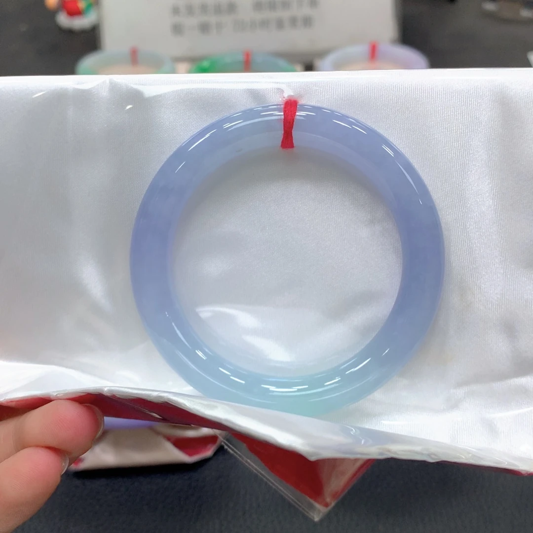 翡翠未镶嵌手镯54圆